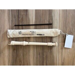 Yamaha Soprano/Descant Recorder Baroque YRS-24B w/ Cleaning Tool & Case & ID Tag